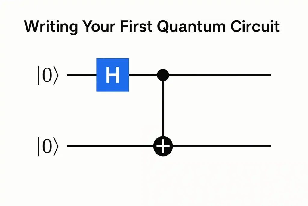 writing first quantum circuit